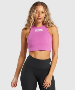 DAMES Gymshark Croptops|T-shirts*Block Crop Tank