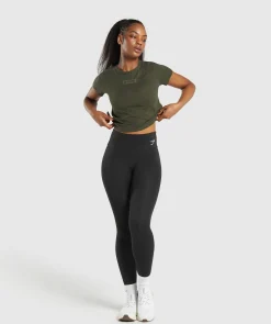 DAMES Gymshark Croptops|T-shirts*Block Crop Top