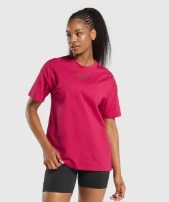 DAMES Gymshark Bedekkende Sportkleding|T-shirts*Block Oversized T-Shirt