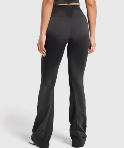 DAMES Gymshark Zwarte Leggings|Hoog Getailleerd*Blur Seamless Flared Leggings