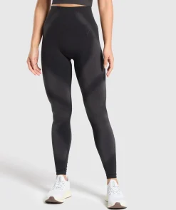 DAMES Gymshark Zwarte Leggings|Hoog Getailleerd*Blur Seamless Leggings