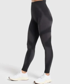 DAMES Gymshark Zwarte Leggings|Hoog Getailleerd*Blur Seamless Leggings