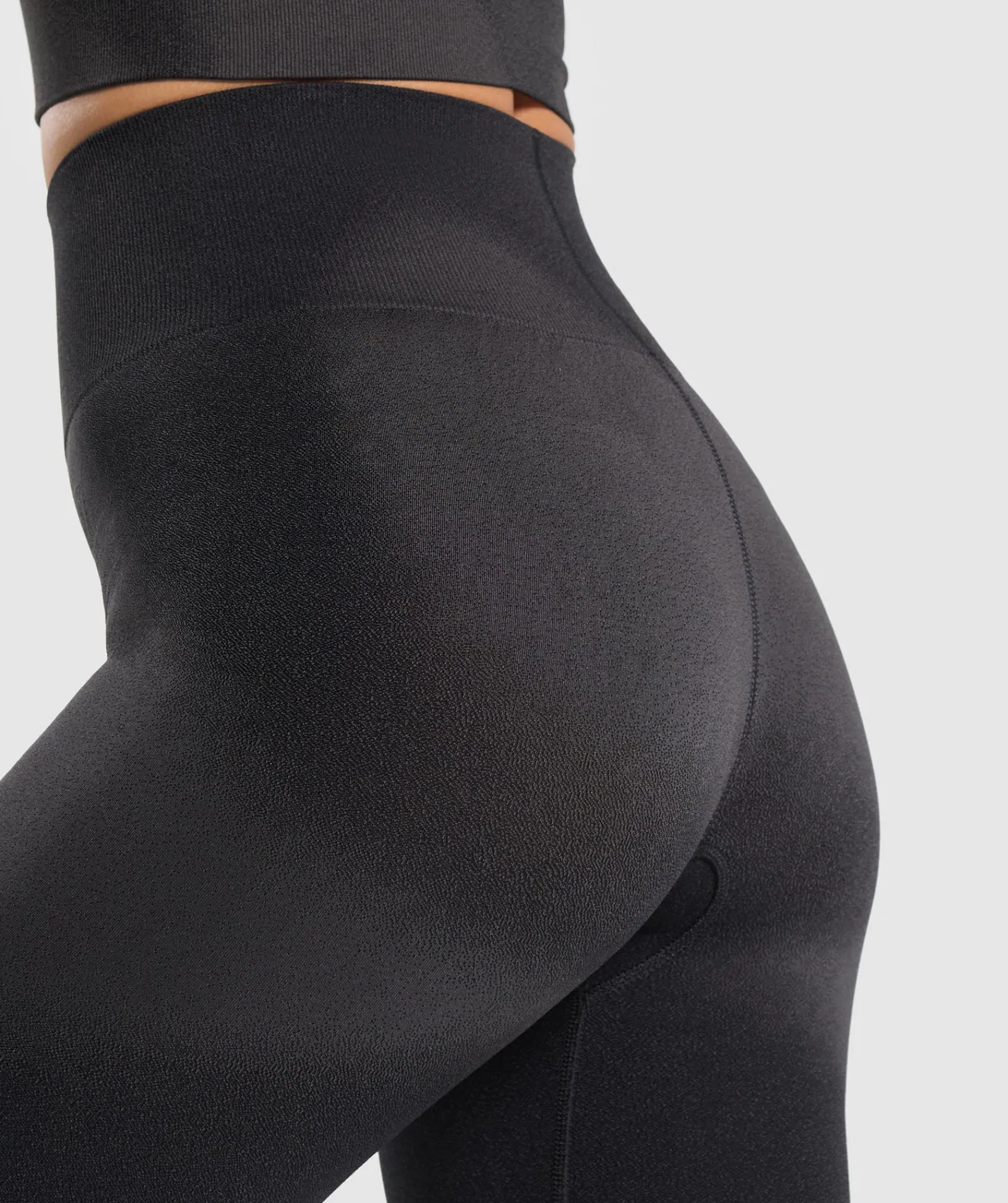 DAMES Gymshark Zwarte Leggings|Hoog Getailleerd*Blur Seamless Leggings