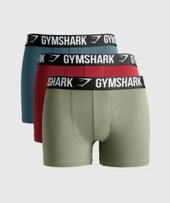 Heren Gymshark Ondergoed & Basics|Heren Ondergoed*Boxer Brief 3PK
