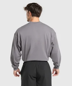 Heren Gymshark T-shirts*British Iron Long Sleeve T-Shirt