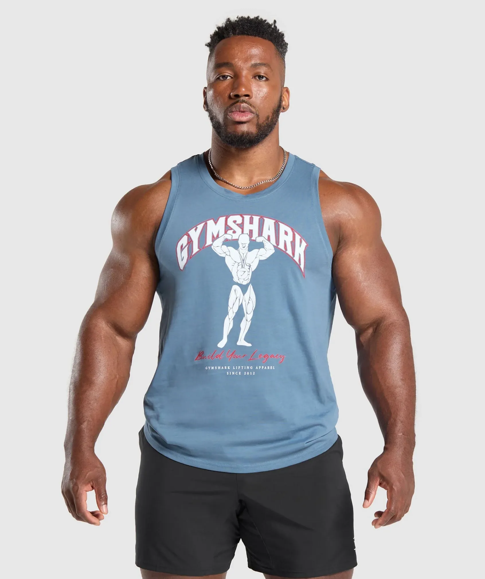 Heren Gymshark Tanktops*Build Your Legacy Graphic Tank