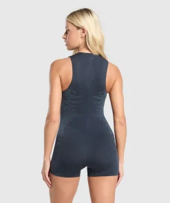 DAMES Gymshark Sportjumpsuit*Caged Seamless All In One