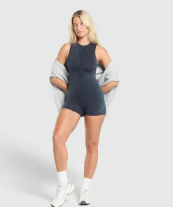DAMES Gymshark Sportjumpsuit*Caged Seamless All In One