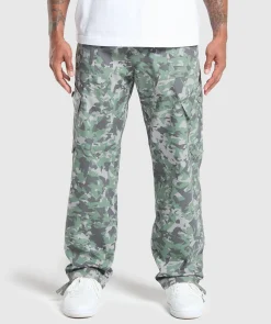 Heren Gymshark Joggingbroeken|Cargobroeken*Camo Print Woven Cargo Pants