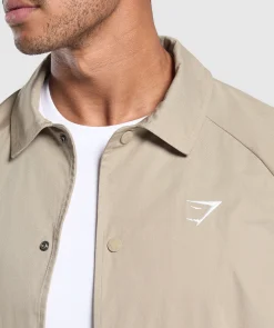 Heren Gymshark Outerwear*Canvas Coach Jacket