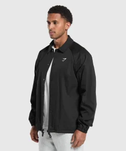 Heren Gymshark Outerwear*Canvas Coach Jacket
