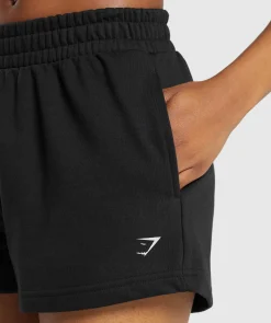 DAMES Gymshark Shorts*Care Label Graphic Brushed Shorts