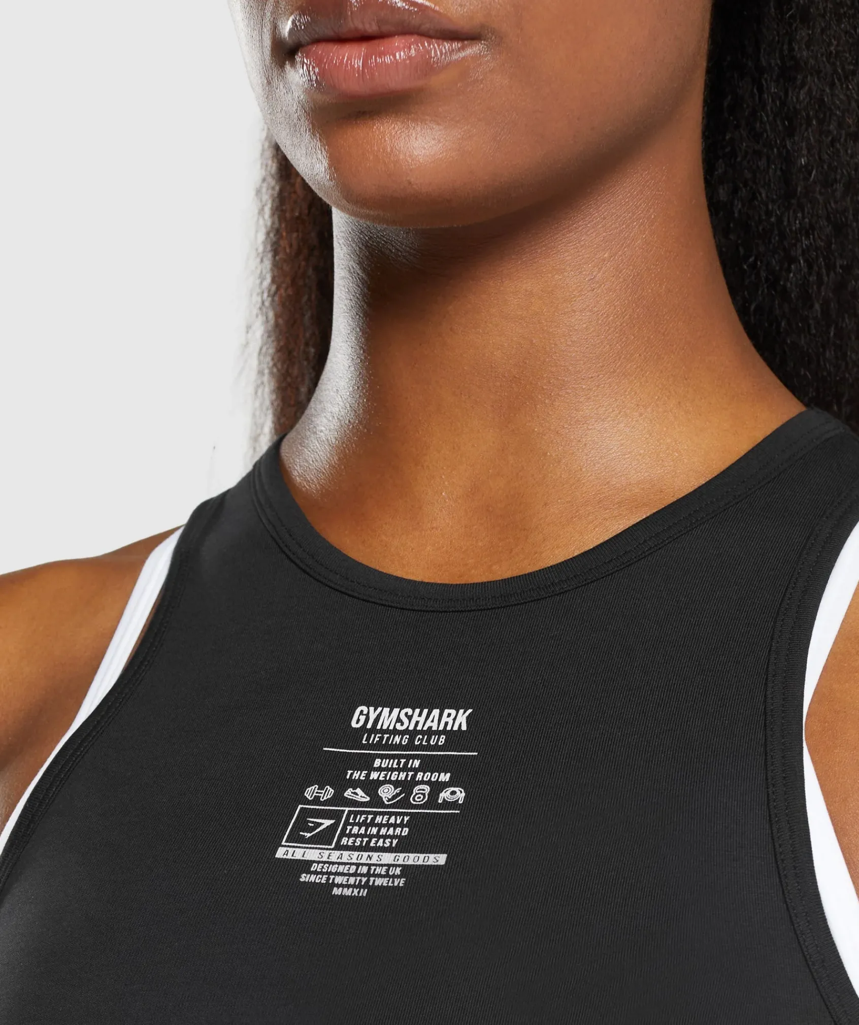 DAMES Gymshark Croptops|T-shirts*Care Label Graphic Cropped Tank