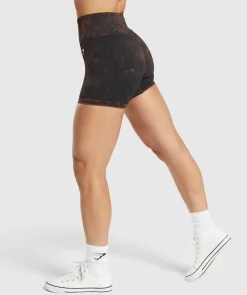 DAMES Gymshark Shorts*Check Seamless Washed Shorts