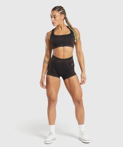 DAMES Gymshark Shorts*Check Seamless Washed Shorts