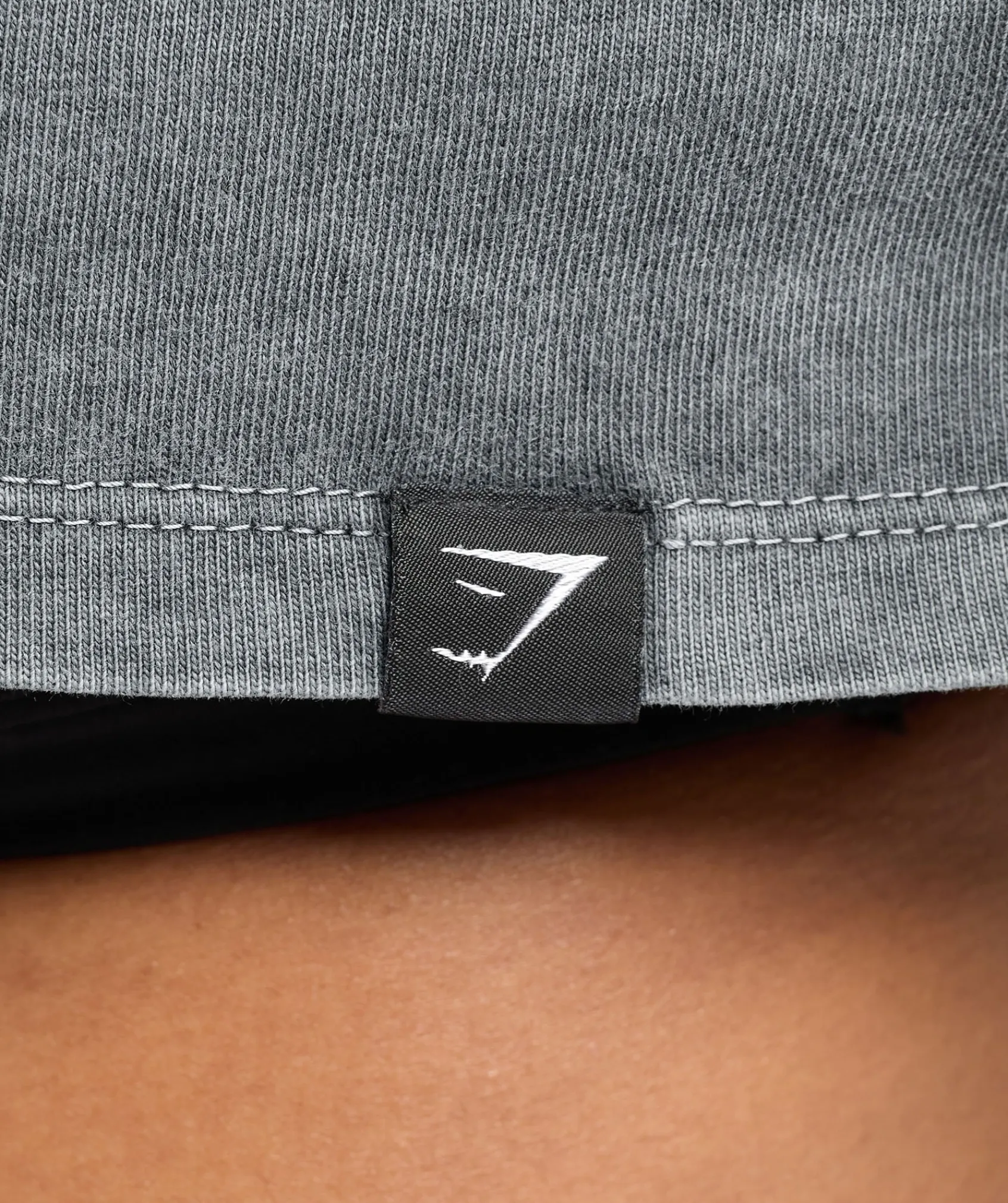 DAMES Gymshark Croptops|T-shirts*Collegiate Shadow Washed Crop Top