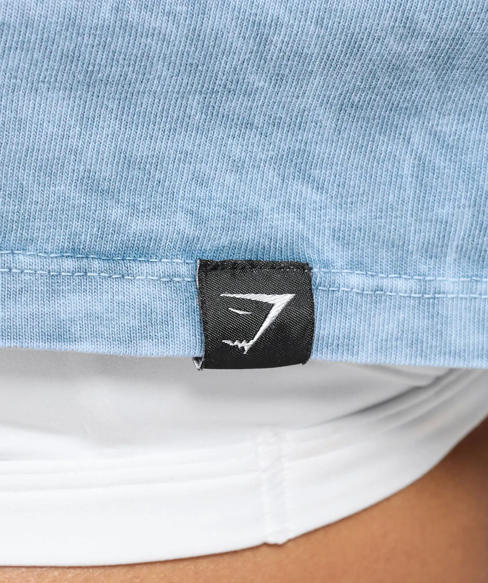 DAMES Gymshark Croptops|T-shirts*Collegiate Shadow Washed Crop Top