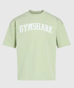 Heren Gymshark T-shirts*Collegiate T-Shirt