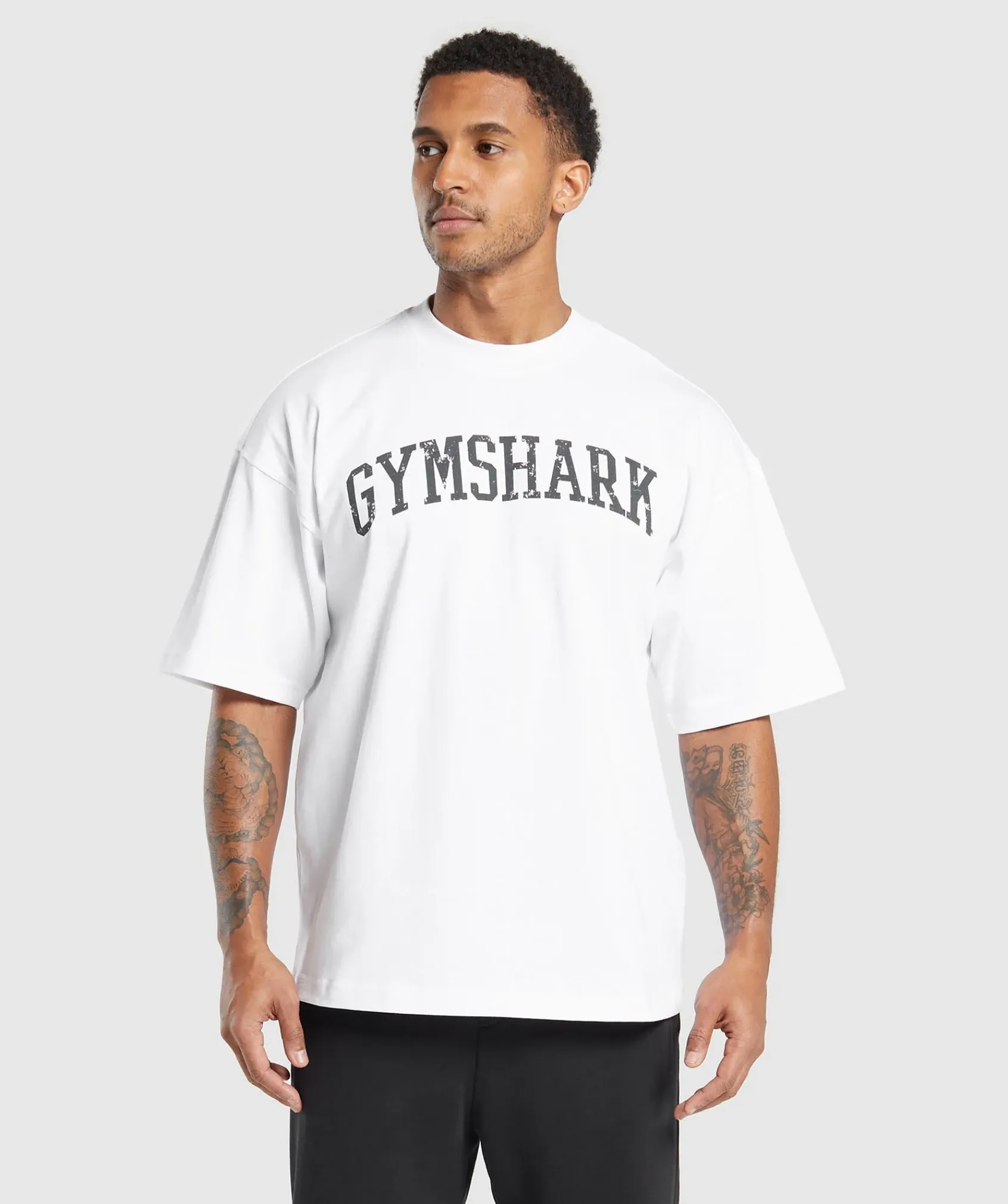 Heren Gymshark T-shirts*Collegiate T-Shirt