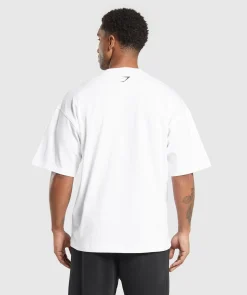 Heren Gymshark T-shirts*Collegiate T-Shirt