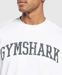 Heren Gymshark T-shirts*Collegiate T-Shirt