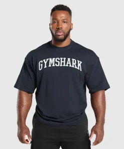 Heren Gymshark T-shirts*Collegiate T-Shirt