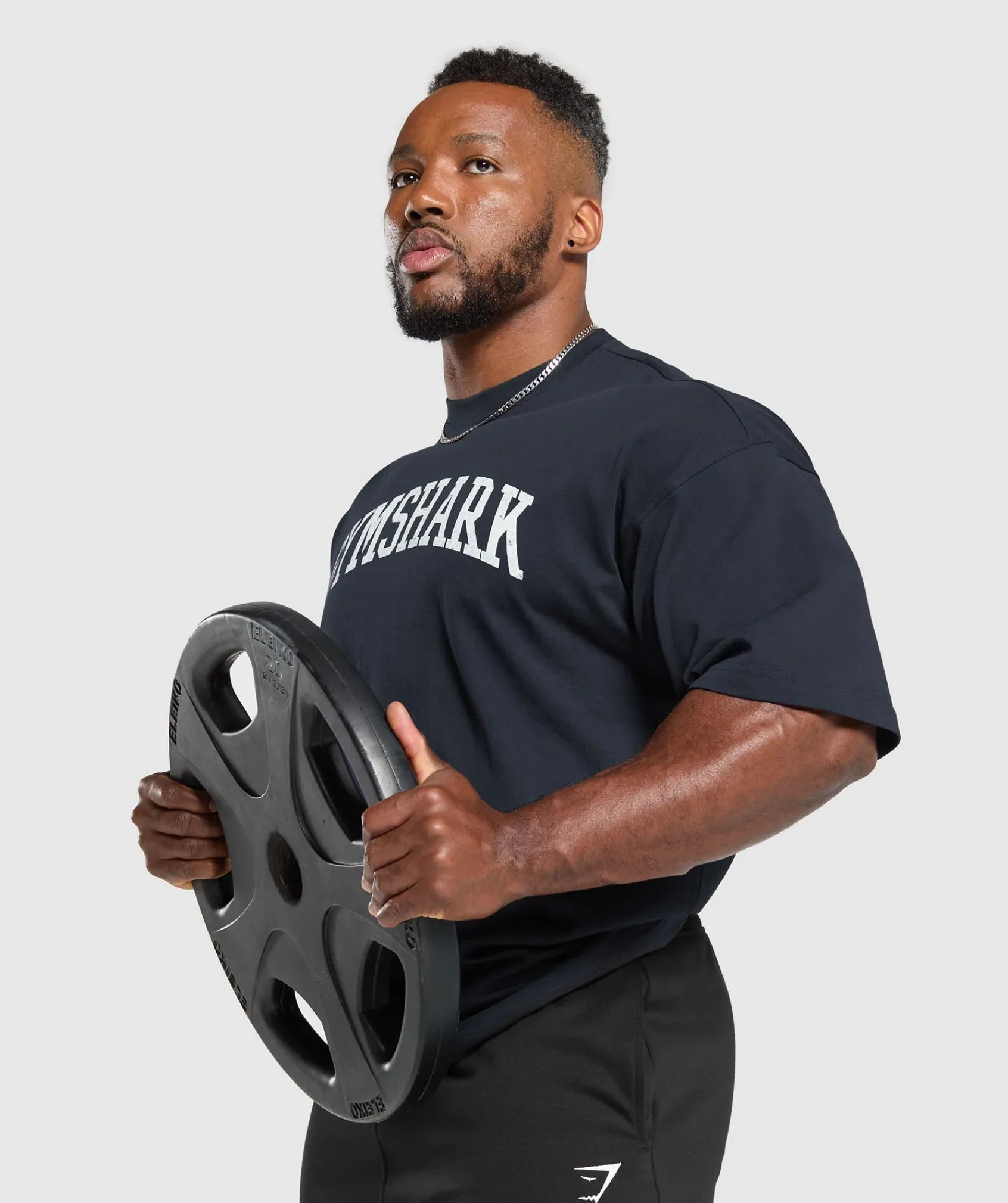 Heren Gymshark T-shirts*Collegiate T-Shirt