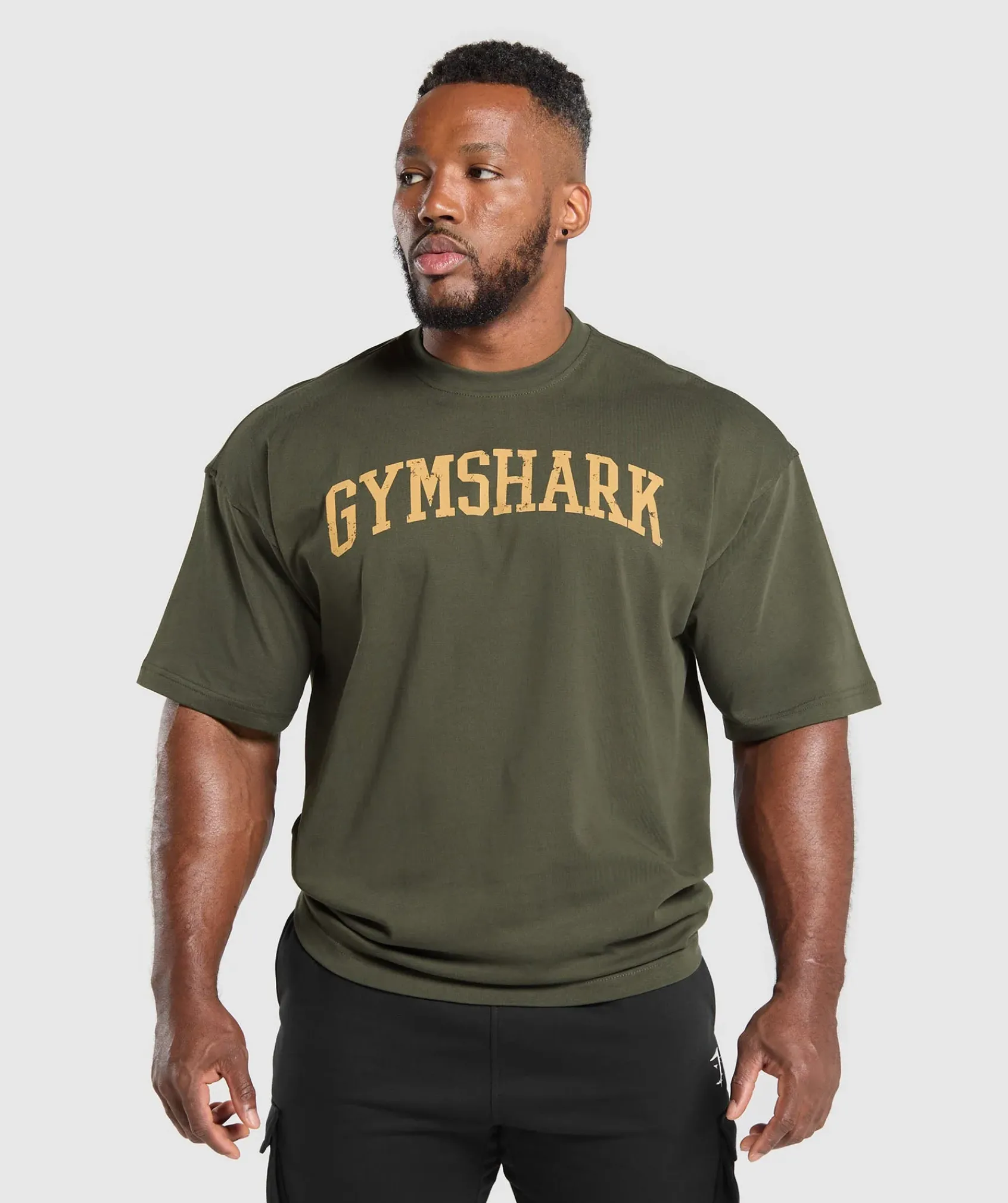 Heren Gymshark T-shirts*Collegiate T-Shirt