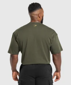 Heren Gymshark T-shirts*Collegiate T-Shirt