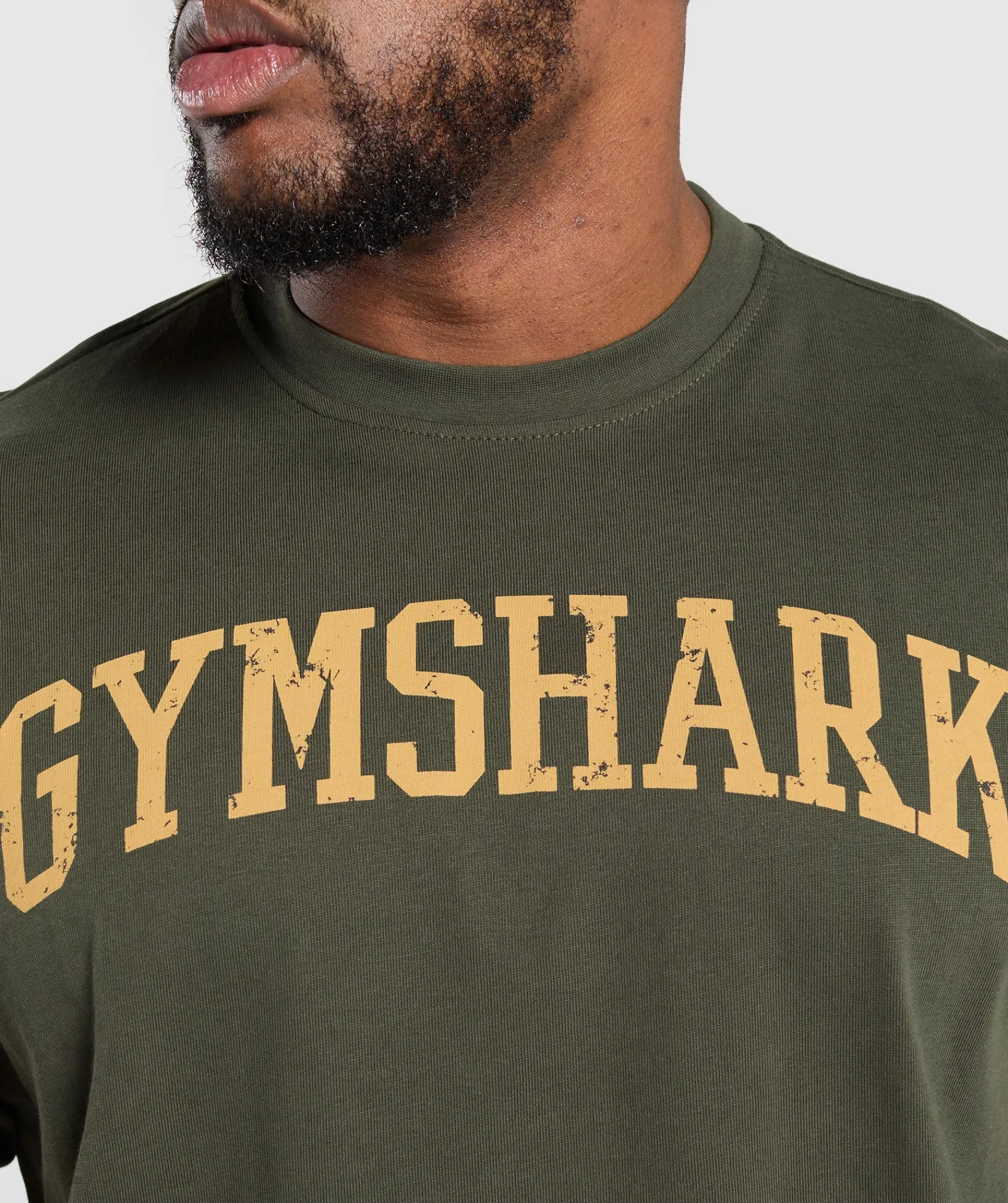 Heren Gymshark T-shirts*Collegiate T-Shirt