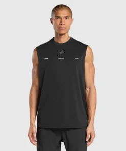 Heren Gymshark Tanktops|T-shirts*Conditioning Apparel Cut Off Tank