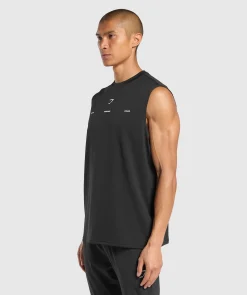 Heren Gymshark Tanktops|T-shirts*Conditioning Apparel Cut Off Tank