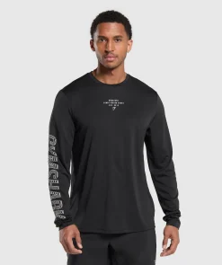 Heren Gymshark T-shirts*Conditioning Goods Long Sleeve T-Shirt