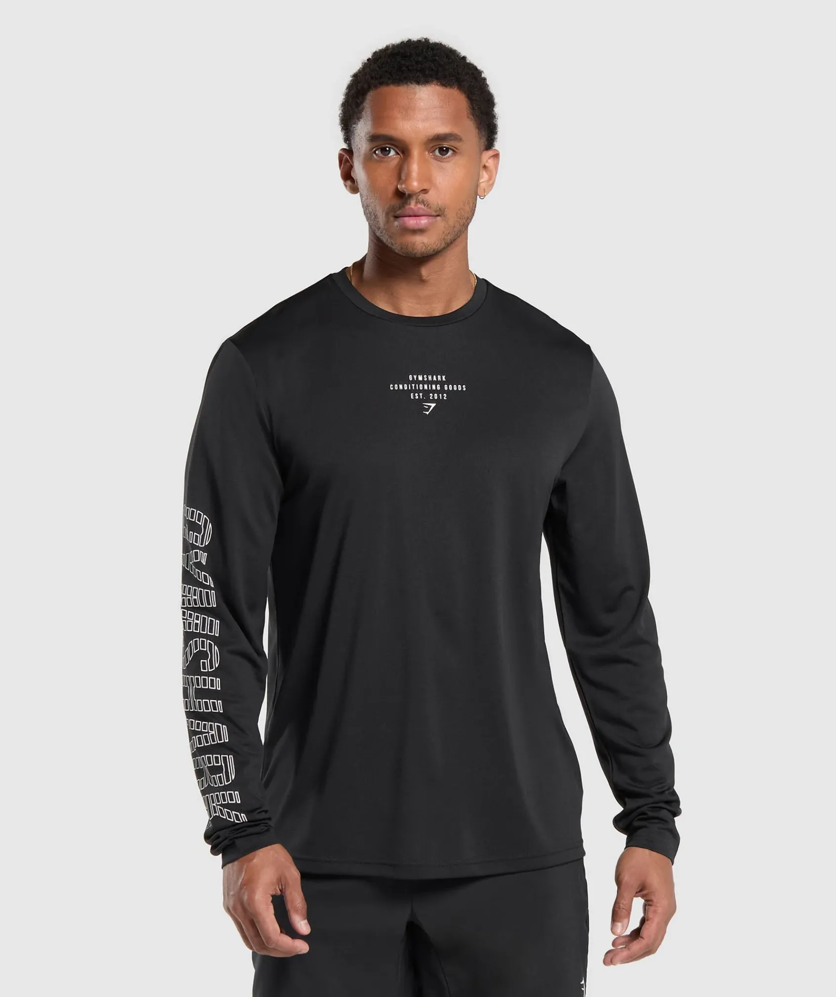 Heren Gymshark T-shirts*Conditioning Goods Long Sleeve T-Shirt