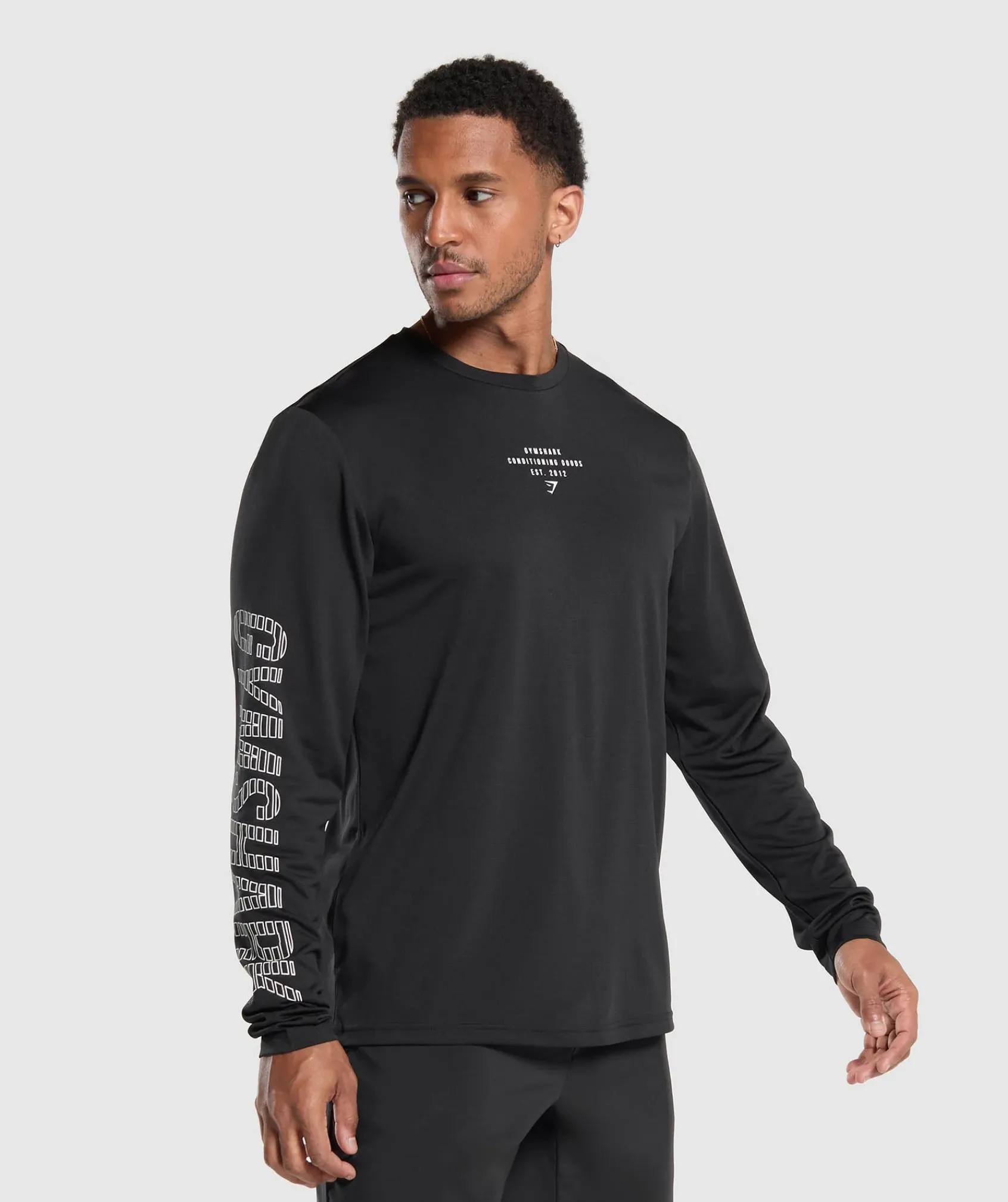 Heren Gymshark T-shirts*Conditioning Goods Long Sleeve T-Shirt