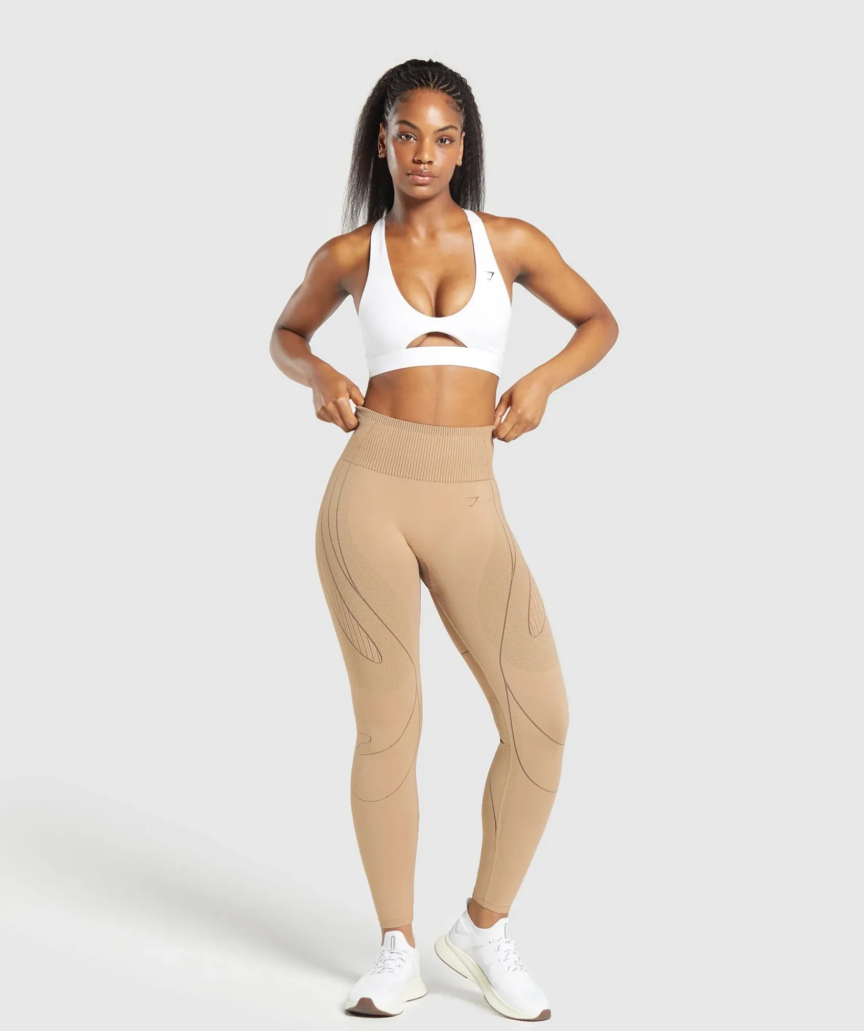 DAMES Gymshark Leggings*Contour Heart Seamless Leggings