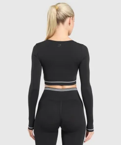 DAMES Gymshark Croptops*Contrast Seamless Crop Top
