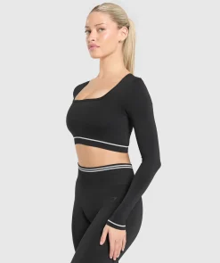 DAMES Gymshark Croptops*Contrast Seamless Crop Top