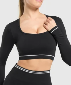 DAMES Gymshark Croptops*Contrast Seamless Crop Top