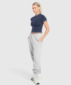 DAMES Gymshark T-shirts*Contrast Seamless Midi Tee