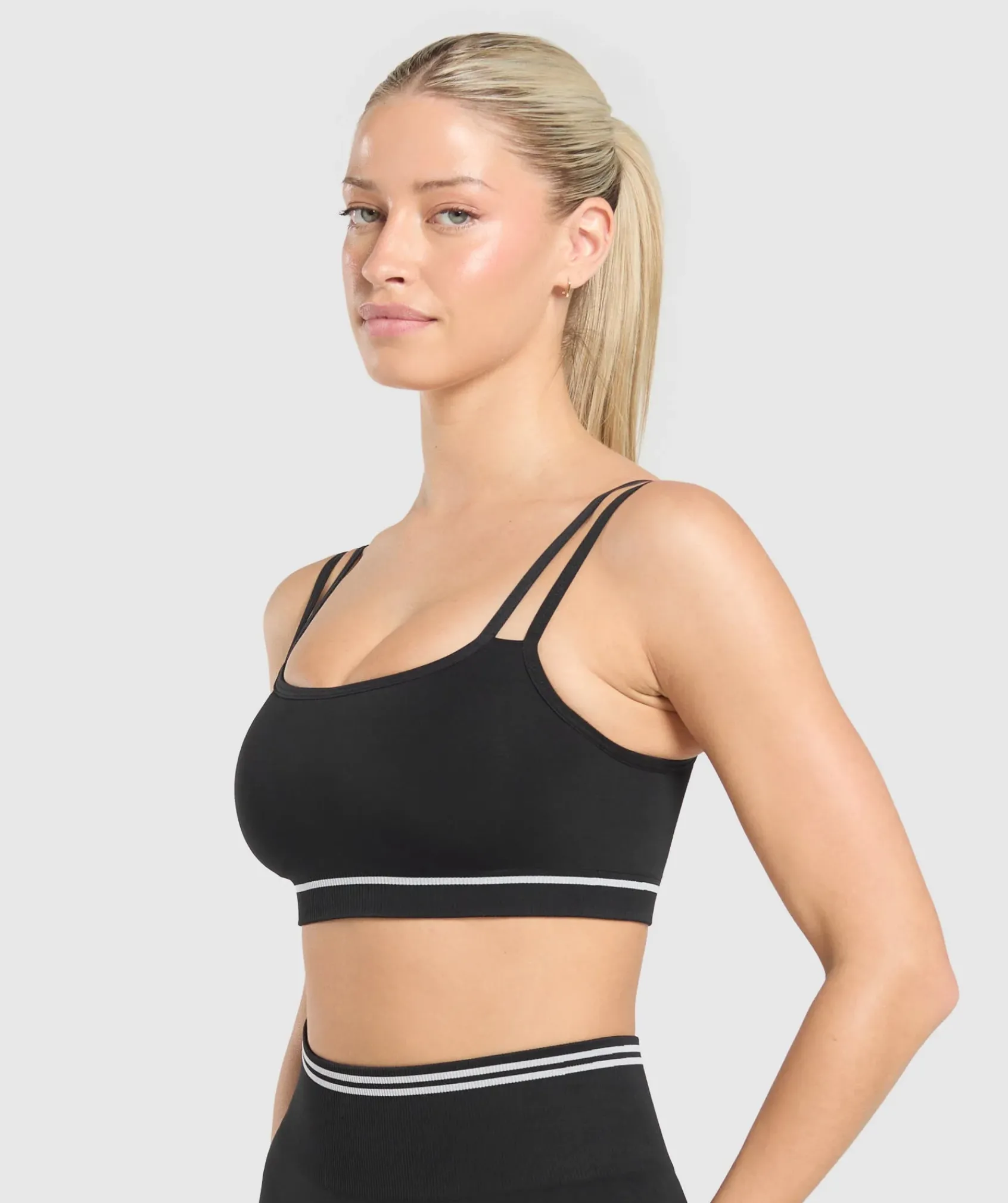 DAMES Gymshark Croptops|Sport-bh's*Contrast Seamless Sports Bra