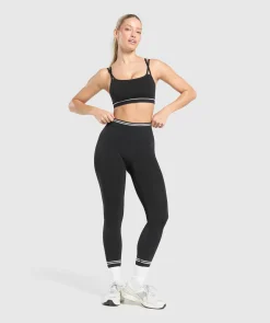 DAMES Gymshark Croptops|Sport-bh's*Contrast Seamless Sports Bra