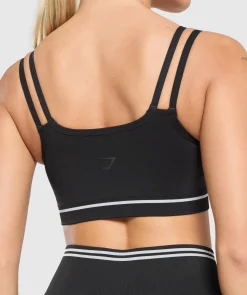 DAMES Gymshark Croptops|Sport-bh's*Contrast Seamless Sports Bra