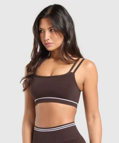 DAMES Gymshark Croptops|Sport-bh's*Contrast Seamless Sports Bra