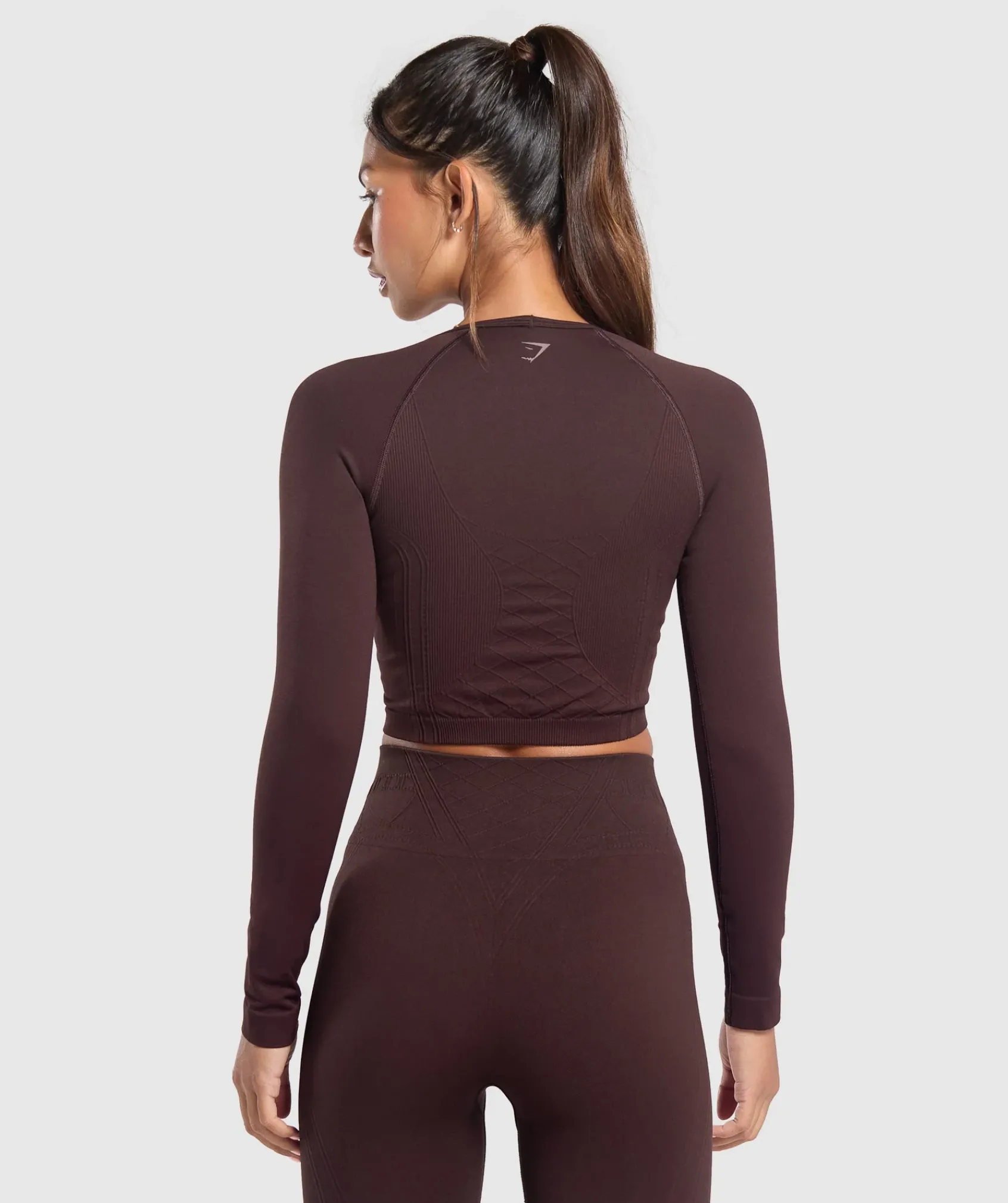 DAMES Gymshark T-shirts*Corset Seamless Long Sleeve Top
