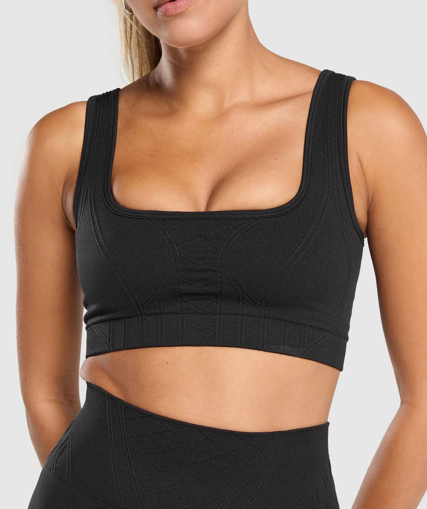 DAMES Gymshark Sport-bh's*Corset Seamless Sports Bra