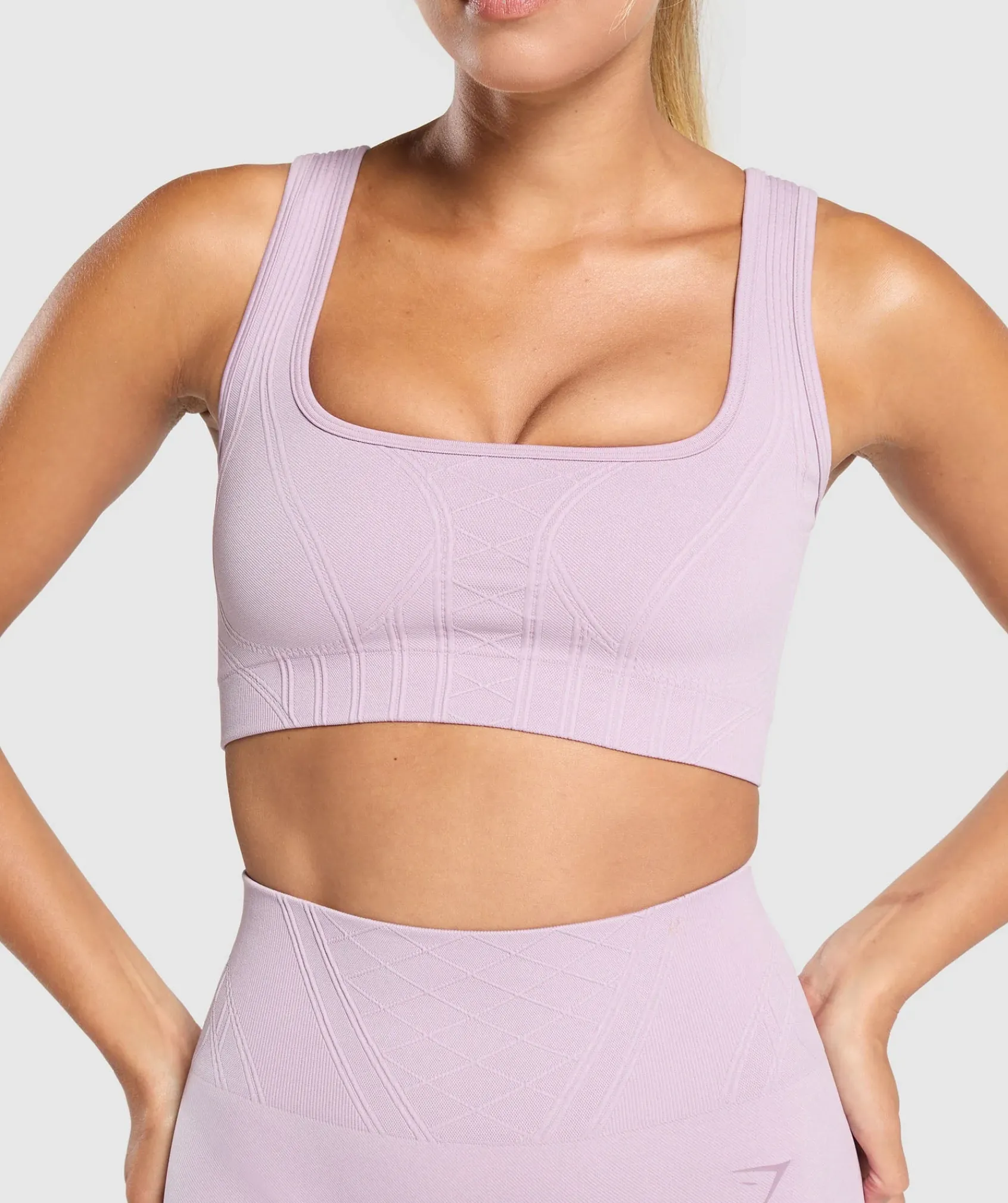 DAMES Gymshark Sport-bh's*Corset Seamless Sports Bra