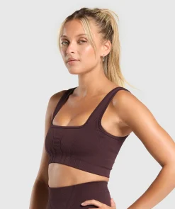 DAMES Gymshark Sport-bh's*Corset Seamless Sports Bra