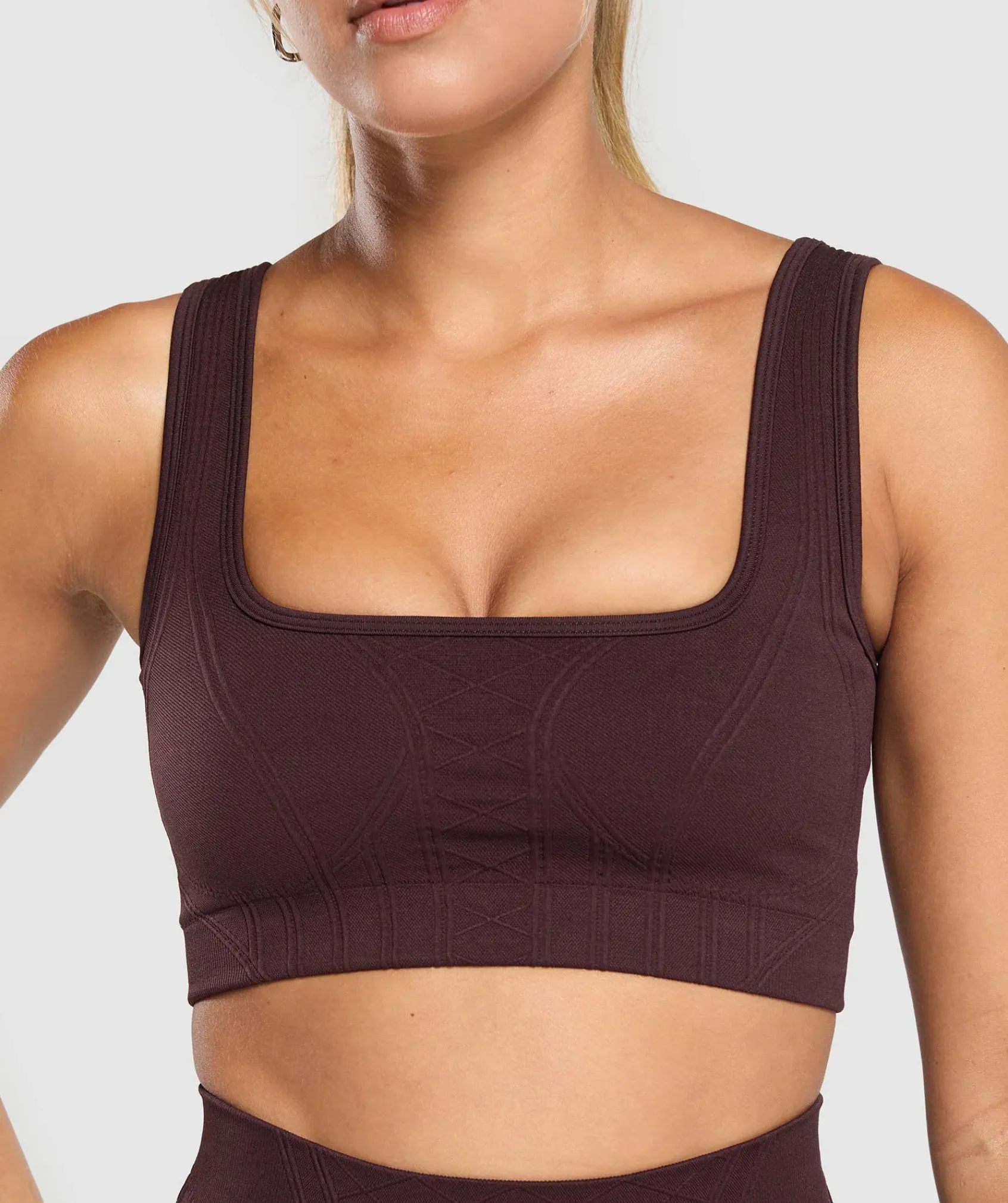 DAMES Gymshark Sport-bh's*Corset Seamless Sports Bra