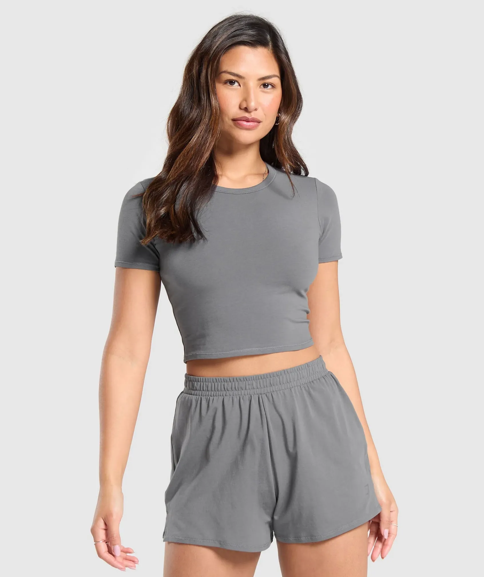 DAMES Gymshark Croptops|T-shirts*Cotton Crop Top